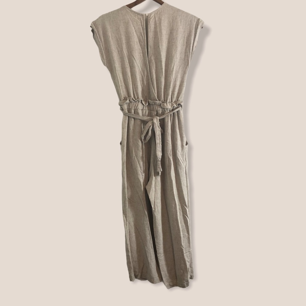 Monteau Linen Blend Jumpsuit - Picture 6 of 6